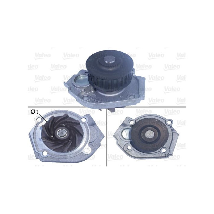 Vandens siurblys, variklio aušinimas VALEO 506967
