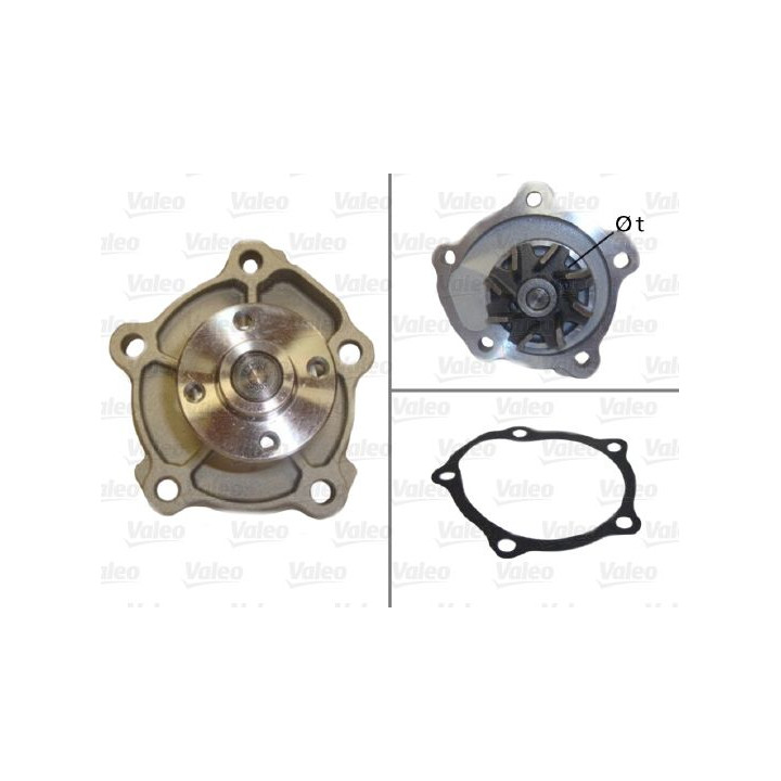 Vandens siurblys, variklio aušinimas VALEO 506975