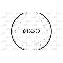 Stabdžių trinkelių komplektas, stovėjimo stabdis VALEO 564021