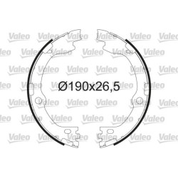 Stabdžių trinkelių komplektas, stovėjimo stabdis VALEO 564211