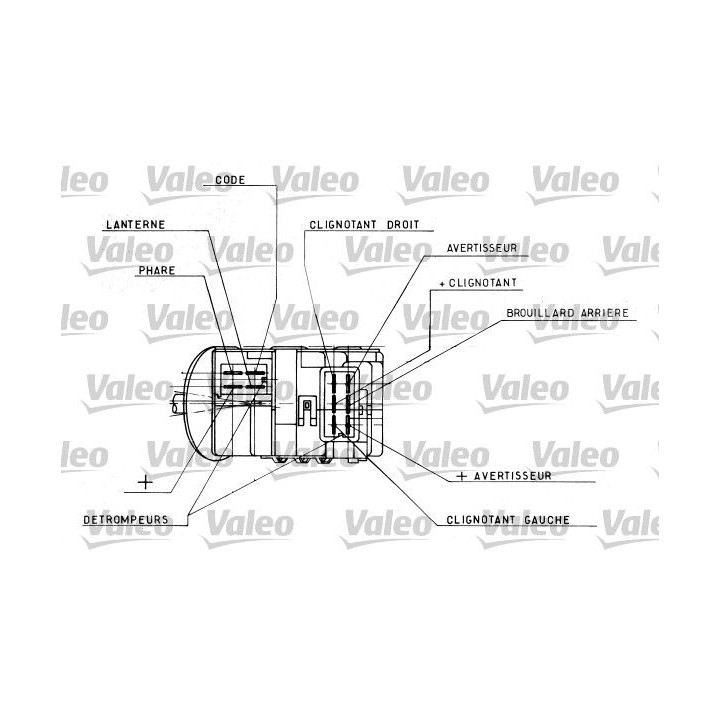 Vairo kolonėlės jungiklis VALEO 251328