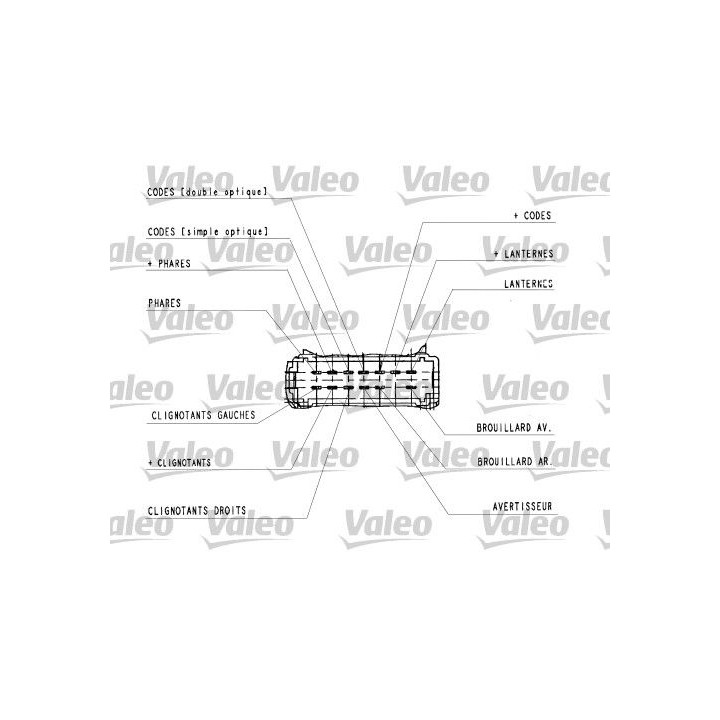 Vairo kolonėlės jungiklis VALEO 251439