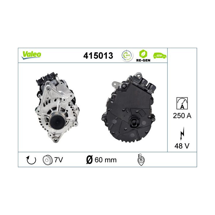 Kintamosios srovės generatorius, starteris VALEO 415013