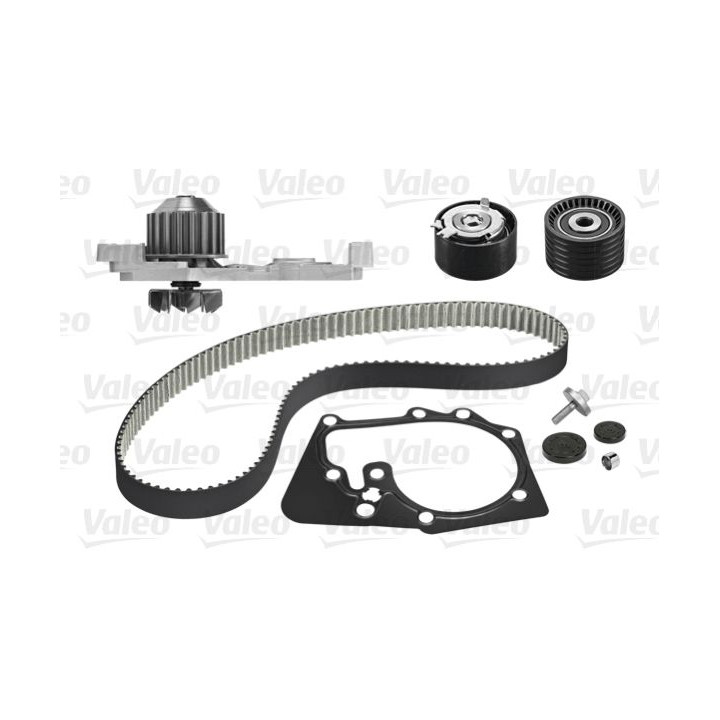Vandens siurblio ir paskirstymo diržo komplektas VALEO 614514