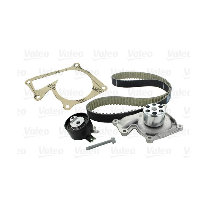 Vandens siurblio ir paskirstymo diržo komplektas VALEO 614561