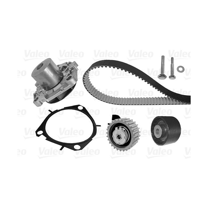 Vandens siurblio ir paskirstymo diržo komplektas VALEO 614589