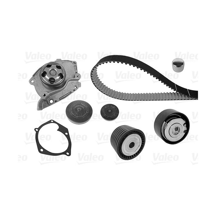 Vandens siurblio ir paskirstymo diržo komplektas VALEO 614602