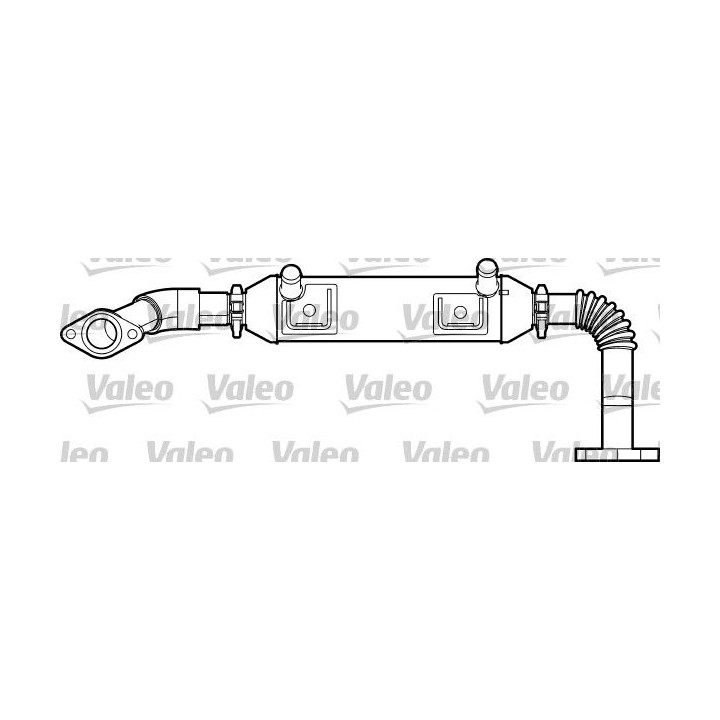 Aušintuvas, išmetamųjų dujų recirkuliacija VALEO 817750