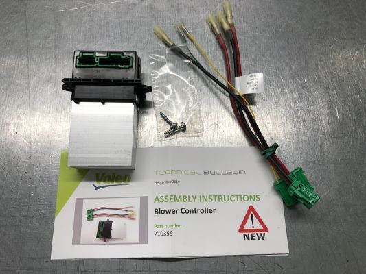 Reguliatorius, keleivio pusės ventiliatorius VALEO 710355