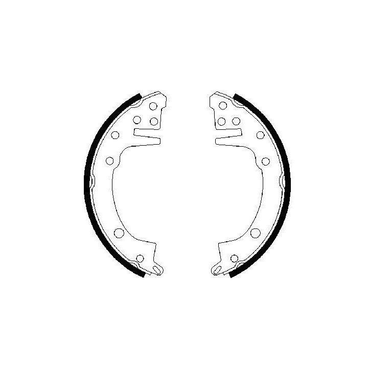 Stabdžių trinkelių komplektas BOSCH 0 986 487 059