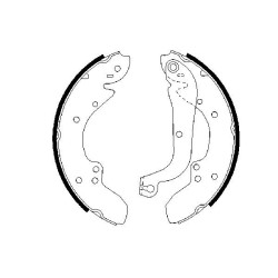 Stabdžių trinkelių komplektas BOSCH 0 986 487 128