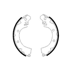 Stabdžių trinkelių komplektas BOSCH 0 986 487 208