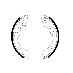 Stabdžių trinkelių komplektas BOSCH 0 986 487 233