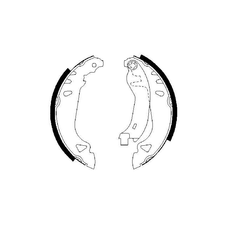 Stabdžių trinkelių komplektas BOSCH 0 986 487 250