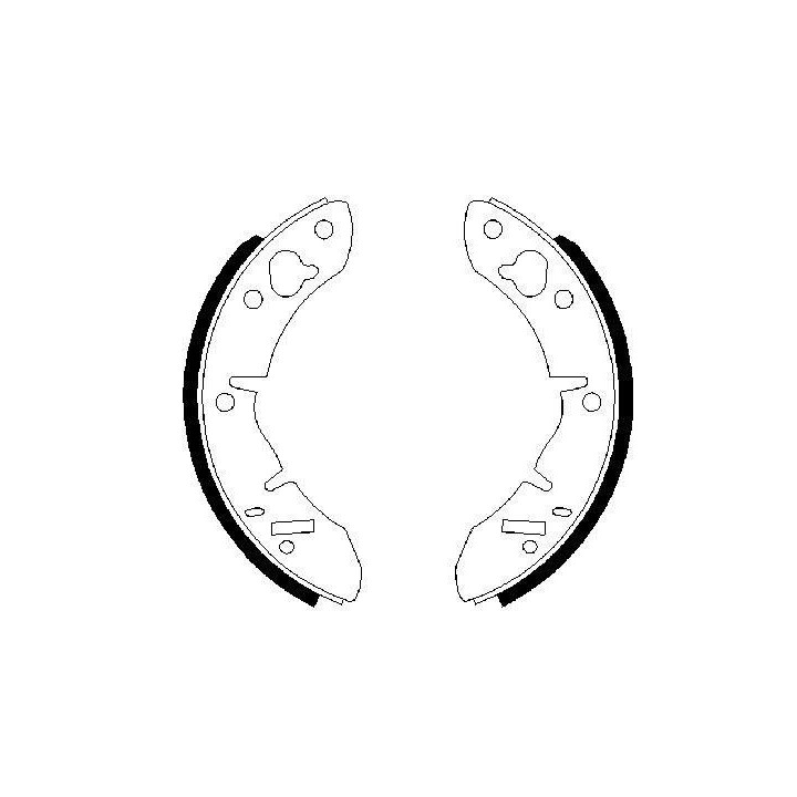 Stabdžių trinkelių komplektas BOSCH 0 986 487 273