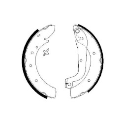 Stabdžių trinkelių komplektas BOSCH 0 986 487 313