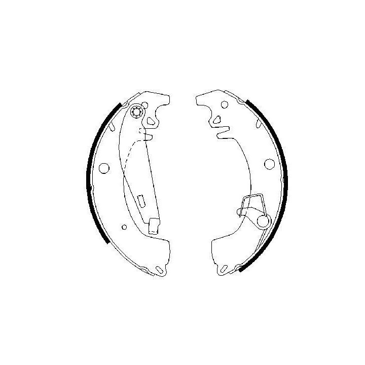 Stabdžių trinkelių komplektas BOSCH 0 986 487 332