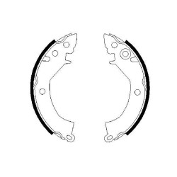 Stabdžių trinkelių komplektas BOSCH 0 986 487 335