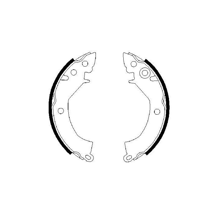 Stabdžių trinkelių komplektas BOSCH 0 986 487 335