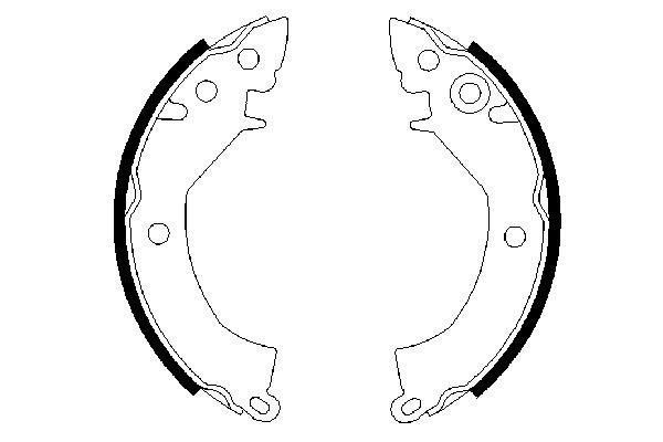 Stabdžių trinkelių komplektas BOSCH 0 986 487 335