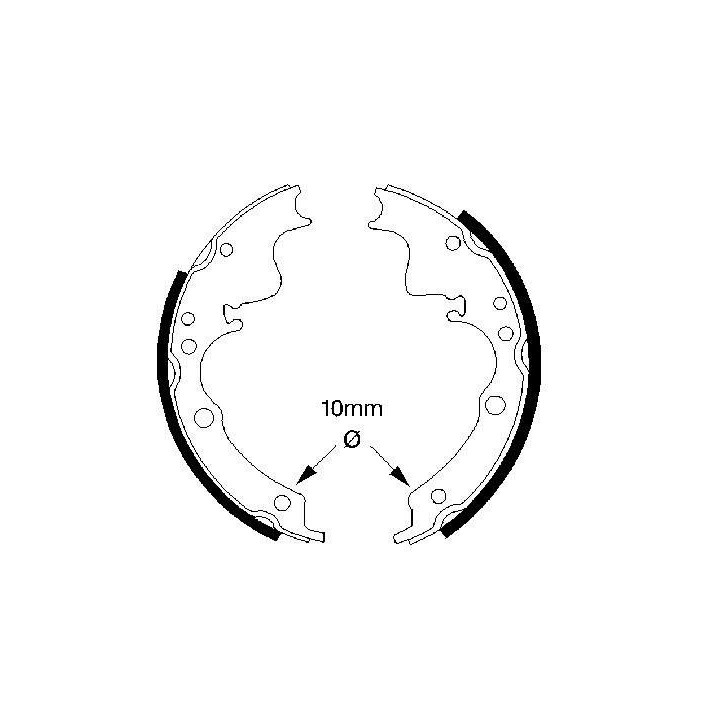 Stabdžių trinkelių komplektas BOSCH 0 986 487 347