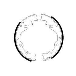 Stabdžių trinkelių komplektas BOSCH 0 986 487 359