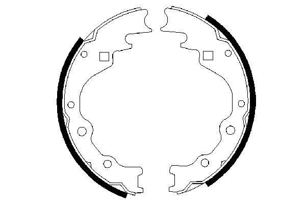 Stabdžių trinkelių komplektas BOSCH 0 986 487 359