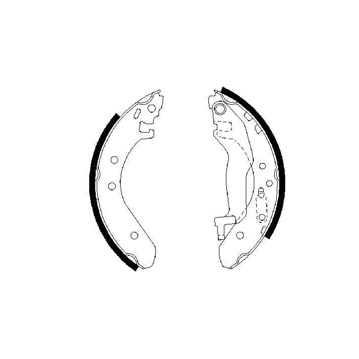 Stabdžių trinkelių komplektas BOSCH 0 986 487 364