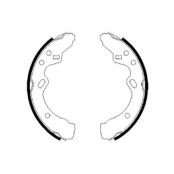 Stabdžių trinkelių komplektas BOSCH 0 986 487 366