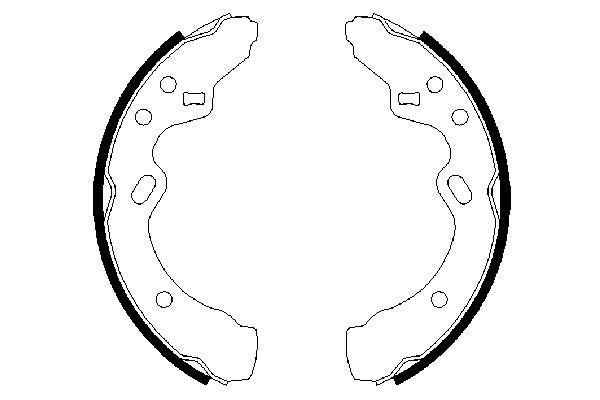 Stabdžių trinkelių komplektas BOSCH 0 986 487 366