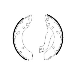 Stabdžių trinkelių komplektas BOSCH 0 986 487 387