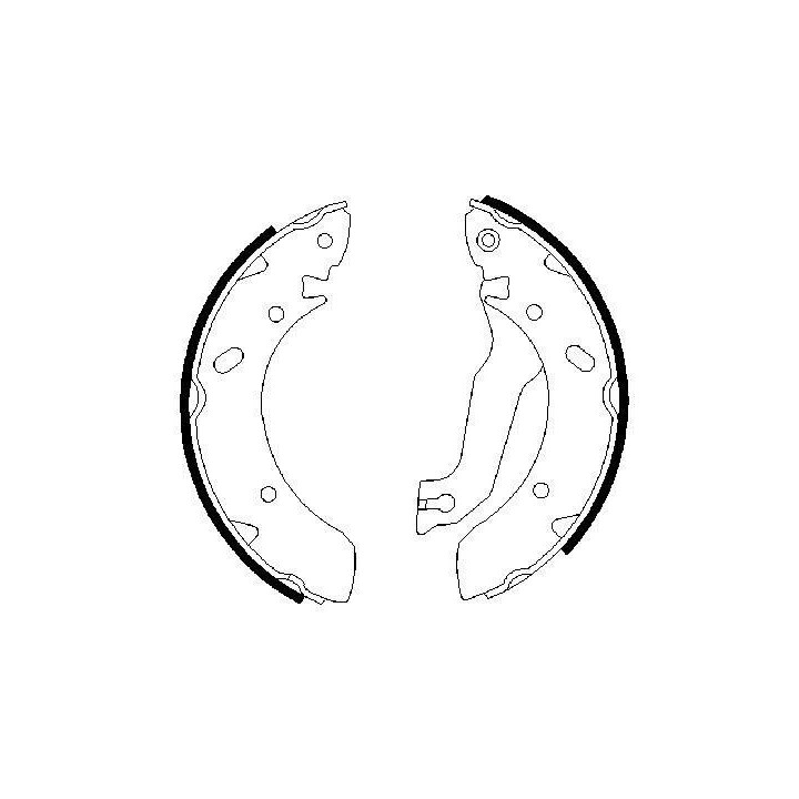 Stabdžių trinkelių komplektas BOSCH 0 986 487 387