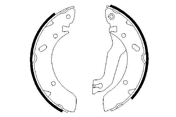 Stabdžių trinkelių komplektas BOSCH 0 986 487 387