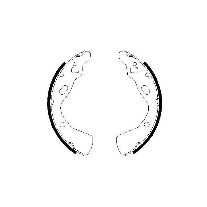 Stabdžių trinkelių komplektas BOSCH 0 986 487 388