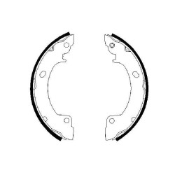 Stabdžių trinkelių komplektas BOSCH 0 986 487 399