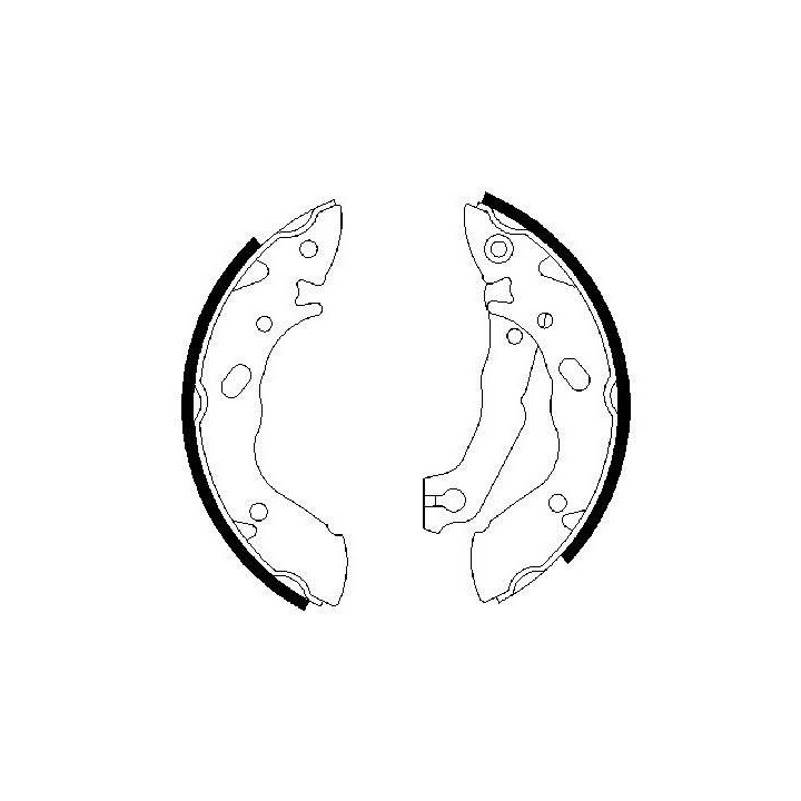 Stabdžių trinkelių komplektas BOSCH 0 986 487 400