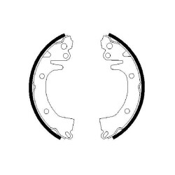 Stabdžių trinkelių komplektas BOSCH 0 986 487 462