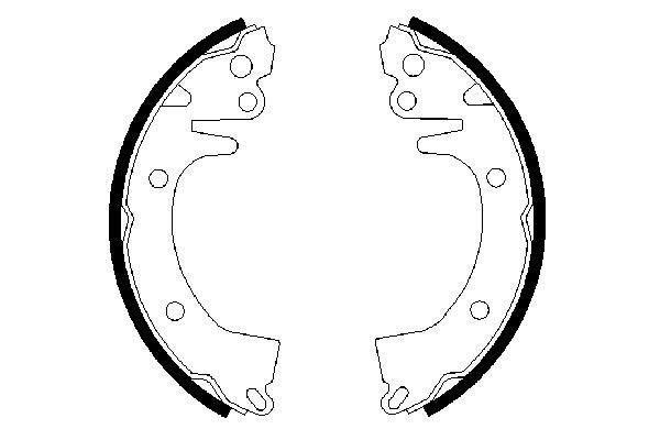 Stabdžių trinkelių komplektas BOSCH 0 986 487 462