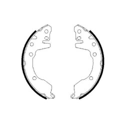 Stabdžių trinkelių komplektas BOSCH 0 986 487 484