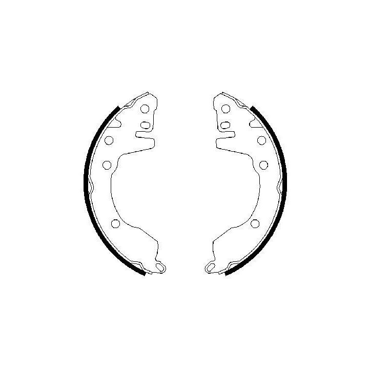 Stabdžių trinkelių komplektas BOSCH 0 986 487 484