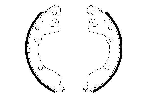 Stabdžių trinkelių komplektas BOSCH 0 986 487 484