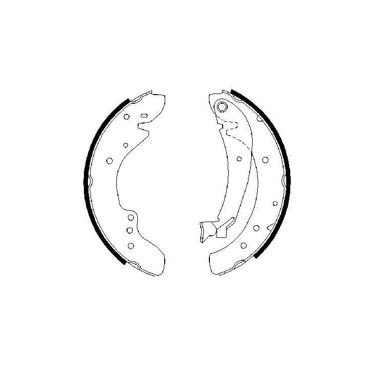 Stabdžių trinkelių komplektas BOSCH 0 986 487 521