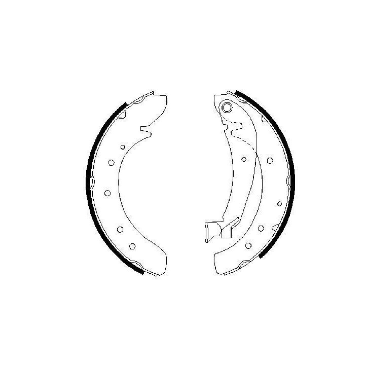 Stabdžių trinkelių komplektas BOSCH 0 986 487 522