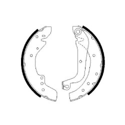 Stabdžių trinkelių komplektas BOSCH 0 986 487 547