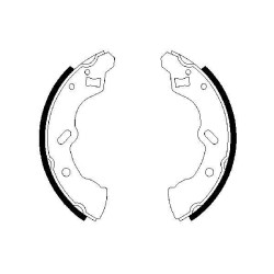 Stabdžių trinkelių komplektas BOSCH 0 986 487 587