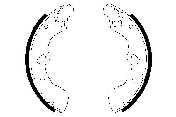 Stabdžių trinkelių komplektas BOSCH 0 986 487 587
