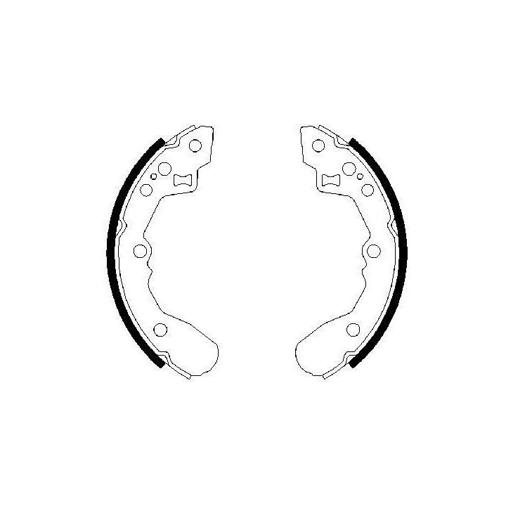 Stabdžių trinkelių komplektas BOSCH 0 986 487 591