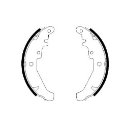 Stabdžių trinkelių komplektas BOSCH 0 986 487 630