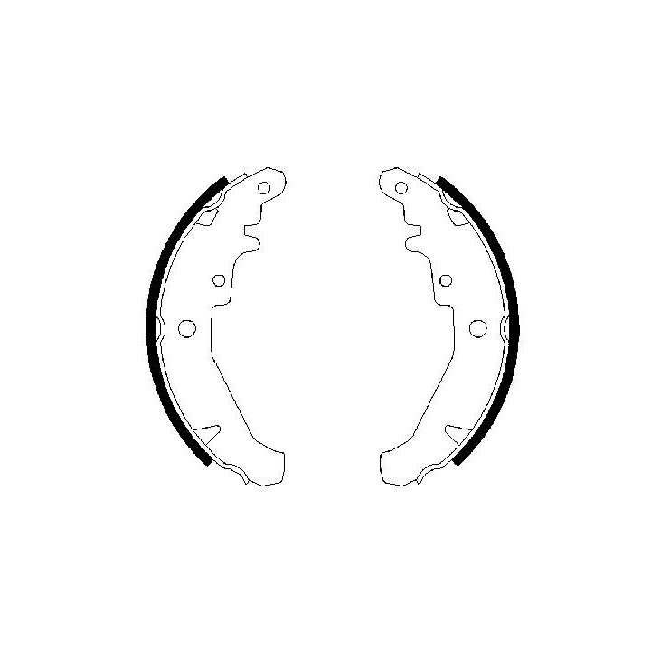 Stabdžių trinkelių komplektas BOSCH 0 986 487 630