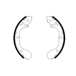 Stabdžių trinkelių komplektas BOSCH 0 986 487 636